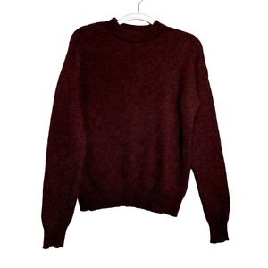 Sparkz Kopenhagen Sweater Women's S Extra Soft Alpaca Wool Burgundy